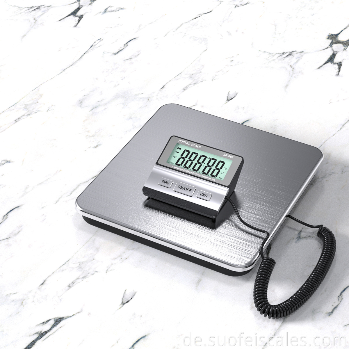 sf-888 stainless steel commercial digital postal scale 100kg